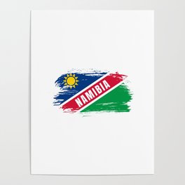 Namibia Flag Poster