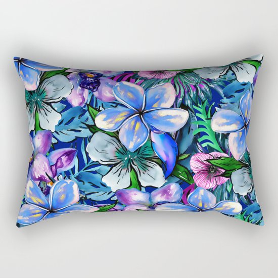 My Tropical Garden 5 - variation Rectangular Pillow