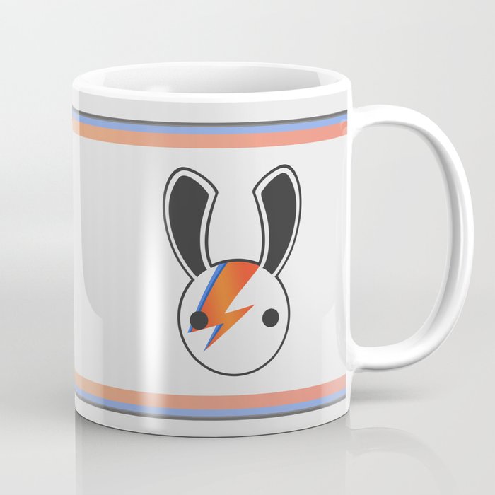 An Aladdin Sane Bunny Coffee Mug