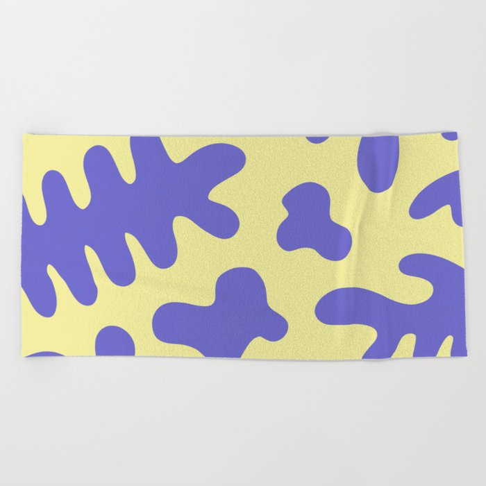 Abstract minimal shape pattern 10 Beach Towel