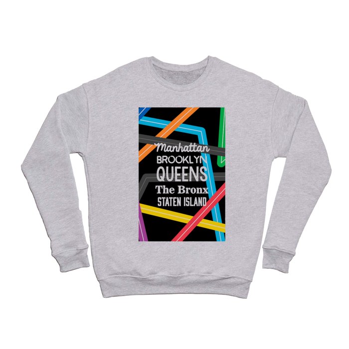 NY Metro Subway Crewneck Sweatshirt