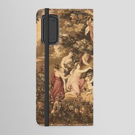 Antique 18th Century Romantic Goddess Aphrodite Parisian Tapestry Android Wallet Case