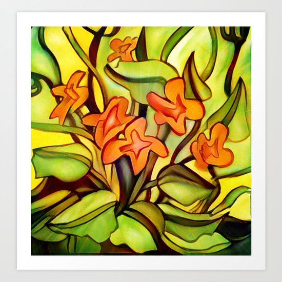 Abstract of Colors Art Print