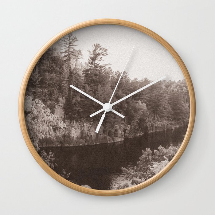 Vintage River Views MN Wall Clock