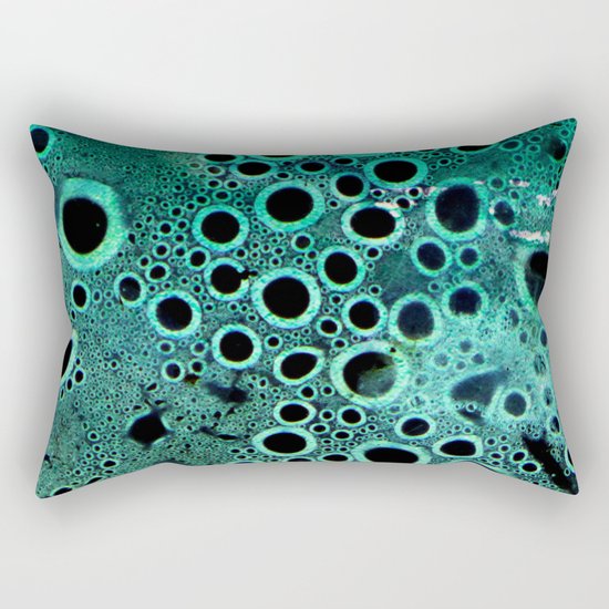Green Condensation Rectangular Pillow