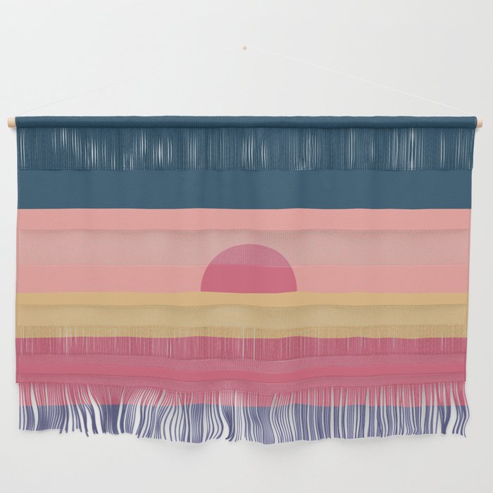 Pink SunSet Wall Hanging