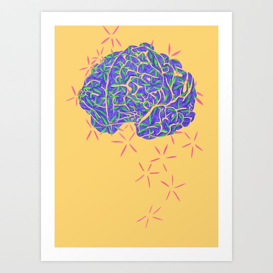 Brain Art Print