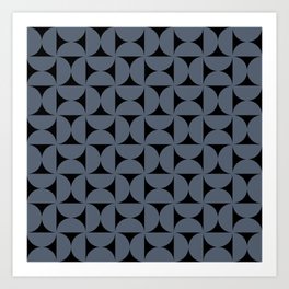 Patterned Geometric Shapes XCII Art Print
