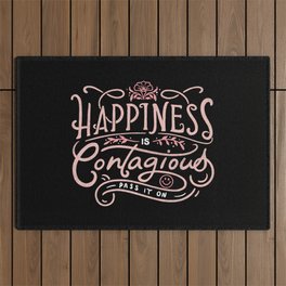Happiness is Contagious Outdoor Rug