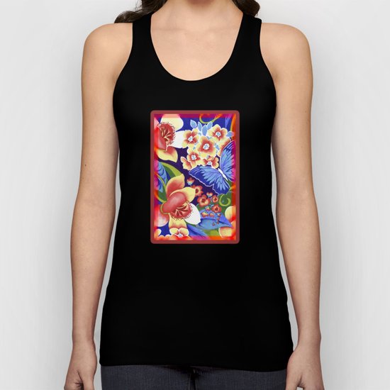Whimsical Garden Unisex Tank Top