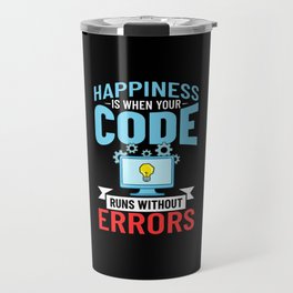 Software Development Engineer Developer Manager Travel Mug