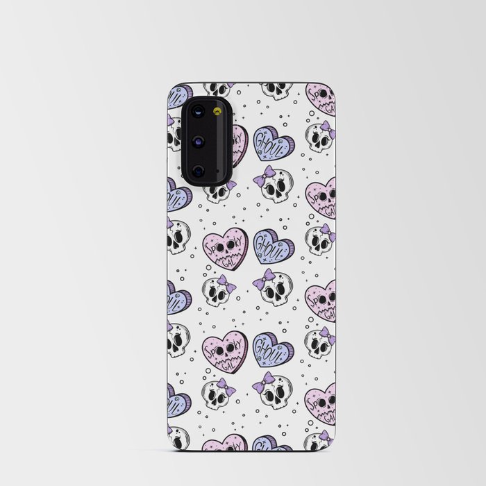 spooky gal white Android Card Case