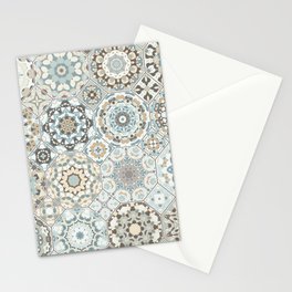 Mediterranean Decorative Tile Print XII Stationery Card