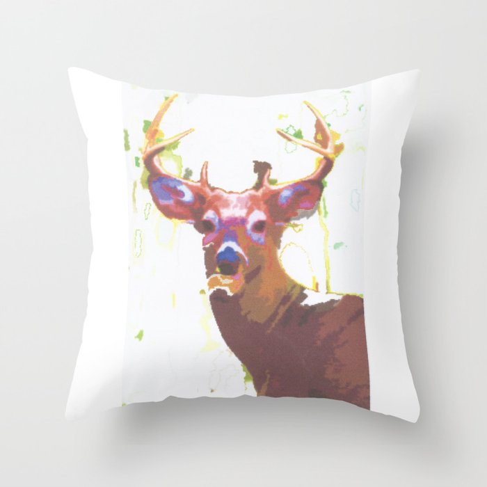 Deer 2 Throw Pillow