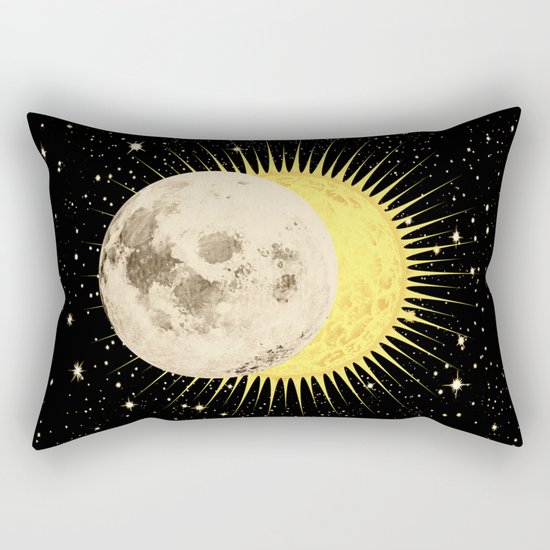 Imminent Eclipse Rectangular Pillow