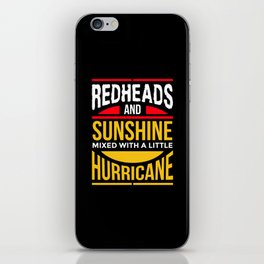 Redhead Sunshine Mc1r Red Hair iPhone Skin