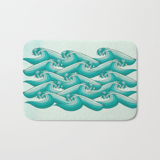 Ocean Vibes Bath Mat