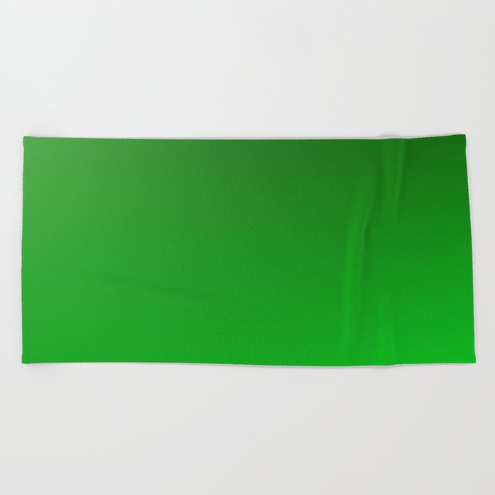14 Green Gradient Background 220713 Valourine Digital Design Beach Towel