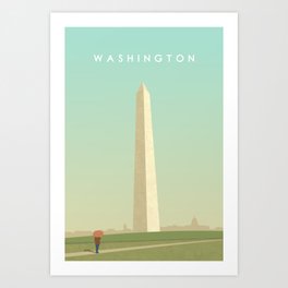 Washington DC Art Print