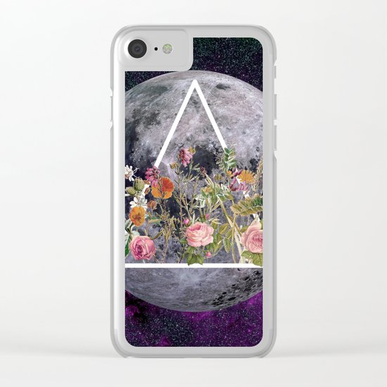 BLOOMING Clear iPhone Case
