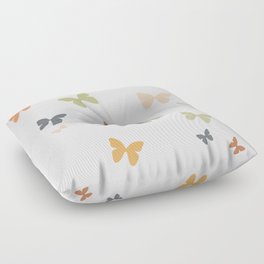 Pastel butterflies Floor Pillow