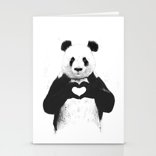 All you need is love Stationery Cards