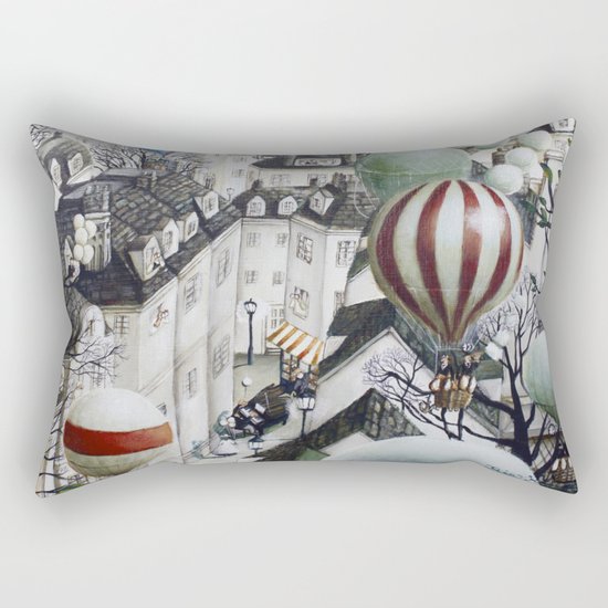 Balloon travel Rectangular Pillow