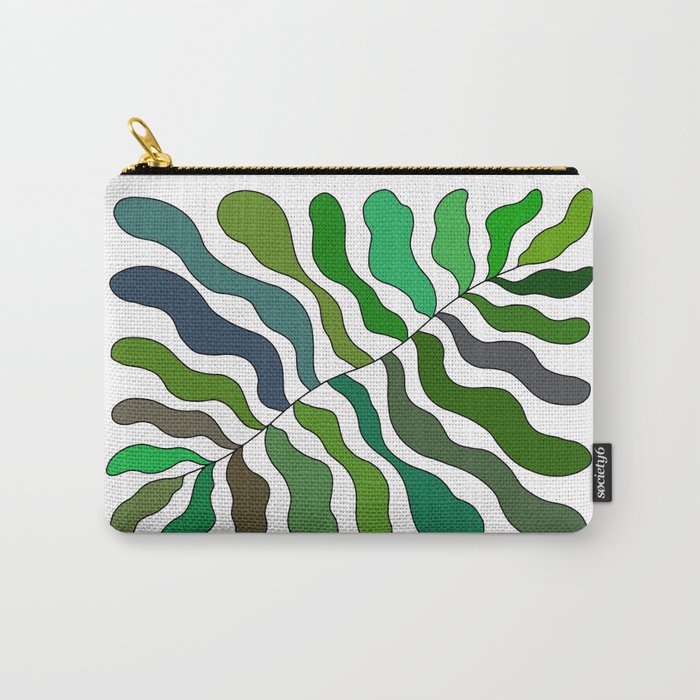 Green LEAF Carry-All Pouch