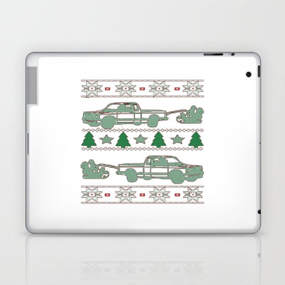 Trucker Christmas Laptop & iPad Skin