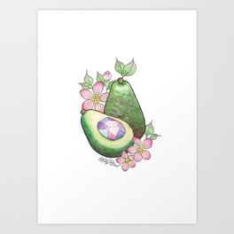 Avocrystal Art Print