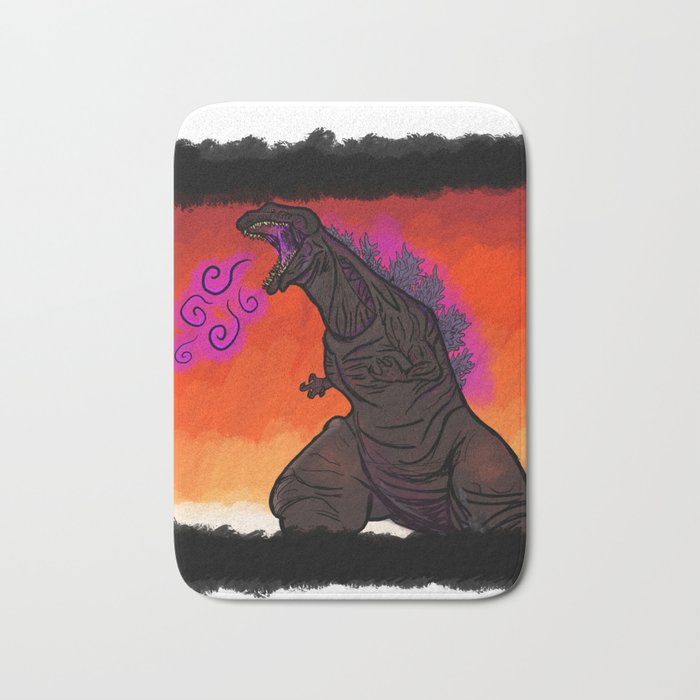 Shin Godzilla - background Bath Mat