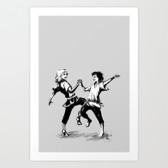 we shall dance Art Print