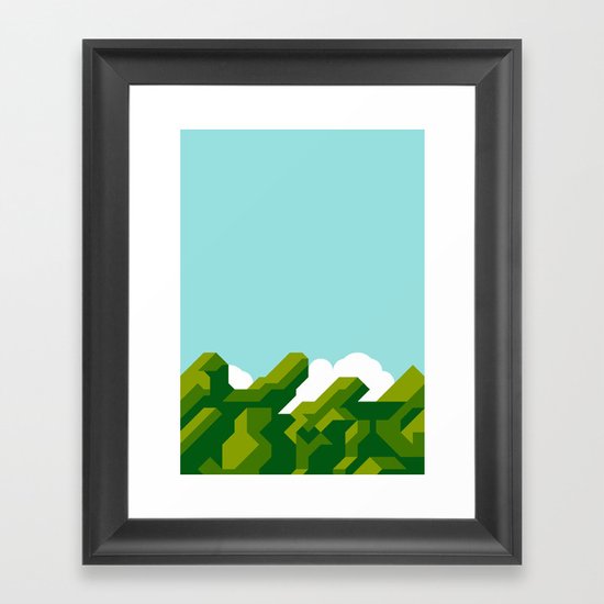 Super Mario World Framed Art Print