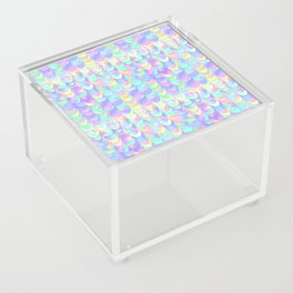 Holographic Mermaid Scales Pattern Acrylic Box