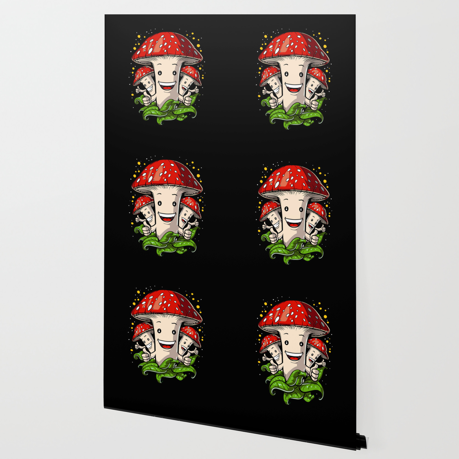 Magic Mushrooms Psychedelic Psilocybin Shrooms Wallpaper By