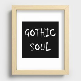 Gothic Soul Recessed Framed Print