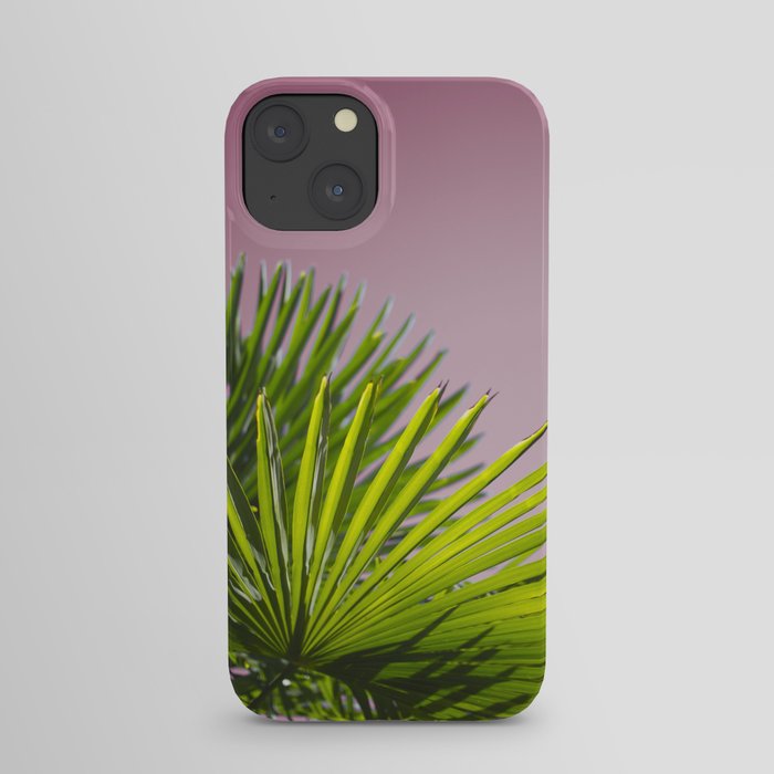 Pink Palms iPhone Case