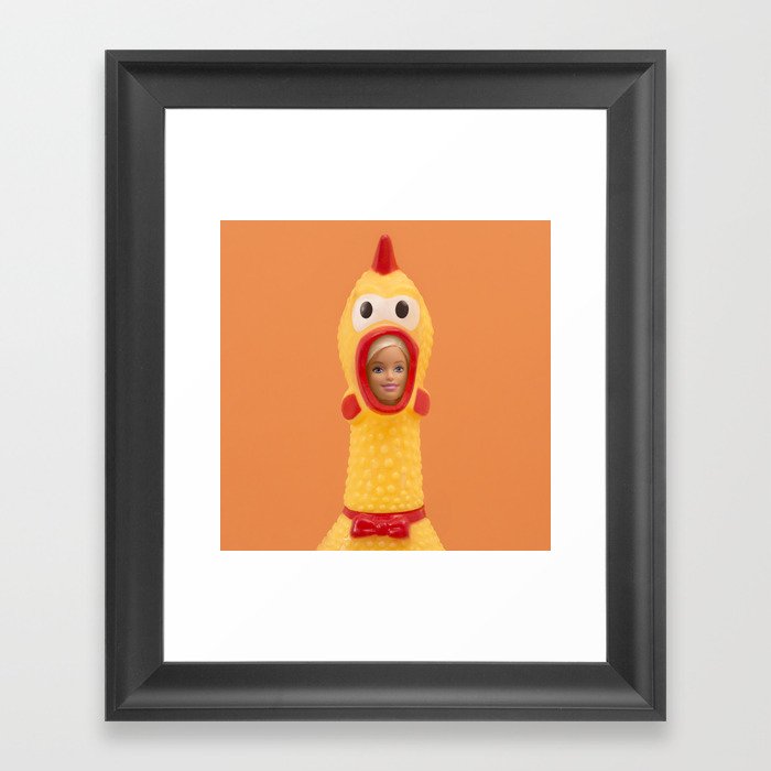 Funniest costume competition Framed Art Print