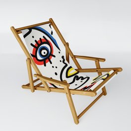 Graffiti French Art Summer Street Sling Chair