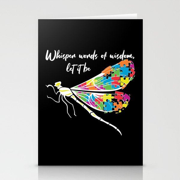 Whisper Words Of Wisdom Autism Awareness Stationery Cards