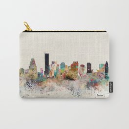 boston city skyline Carry-All Pouch