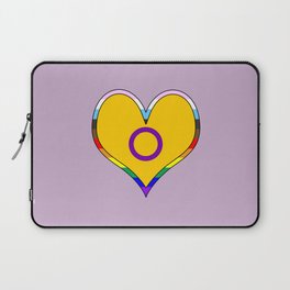 Intersex Pride Heart Laptop Sleeve