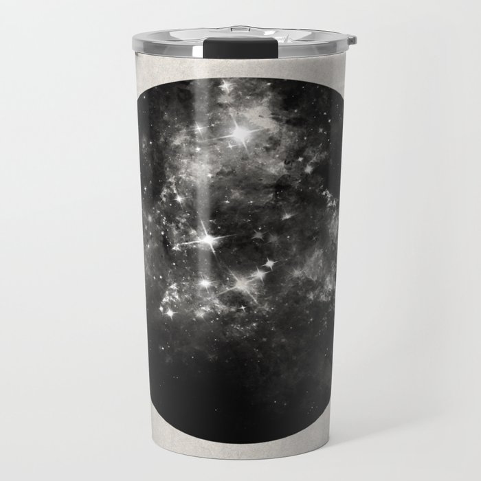 God's Window - Black And White Space Painting Travel Mug