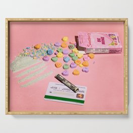 Cocaine Hearts Serving Tray