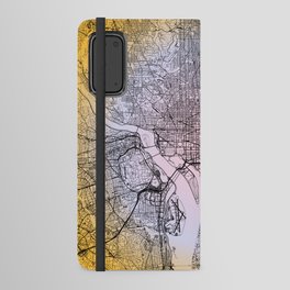 Washington DC - Gradient City Map Android Wallet Case