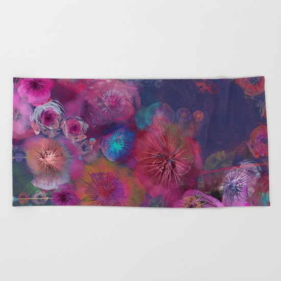 Flower carpet(59) Beach Towel