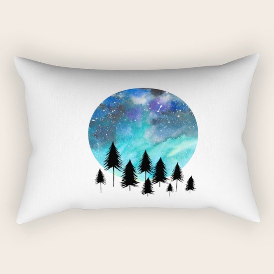 Aurora Borealis Rectangular Pillow