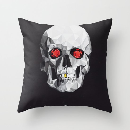 Geometric Eye Candy Throw Pillow