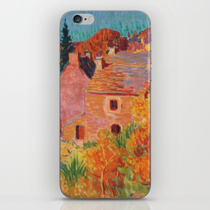 Red houses in Pont-Aven, 1895 - Roderic O'Conor iPhone Skin