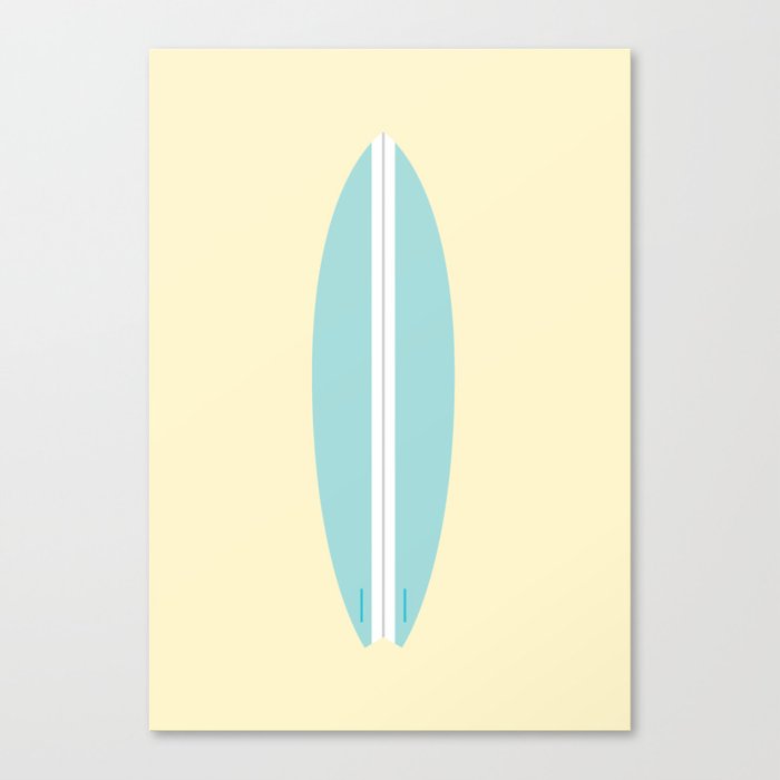 #91 Surfboard Canvas Print